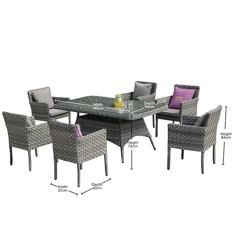 VOOR OSMEN CITTA 7-DELIGE OUTD - Outdoor Furniture Osmen recensie en prijs