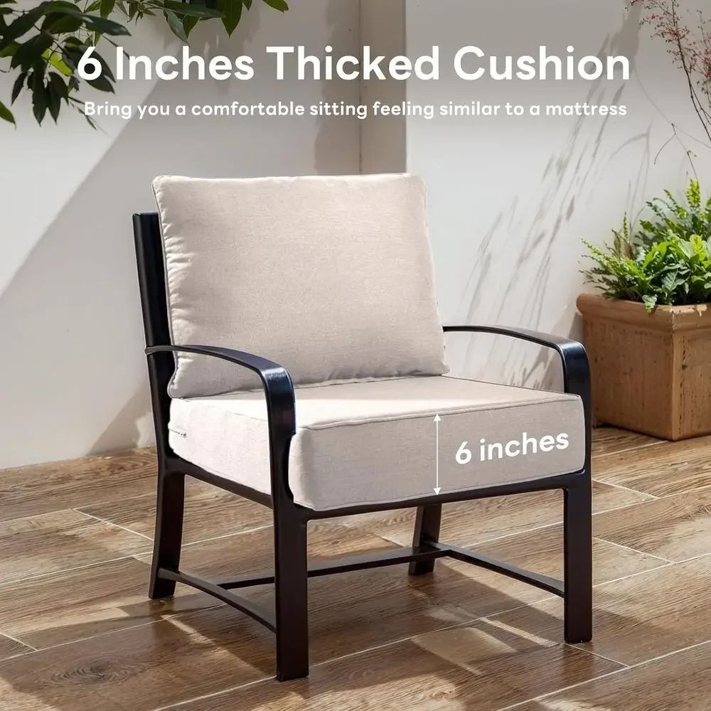 6 dikke buitenstoelkussens (5- - Outdoor Furniture Cushions 24 X 24 recensie en prijs