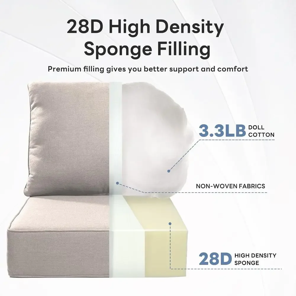 6 dikke buitenstoelkussens (5- - Outdoor Furniture Cushions 24 X 24 recensie en prijs